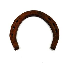 Antique Iron Horseshoe Rustic Farm Western Decor Lucky HorseShoe early 1900's